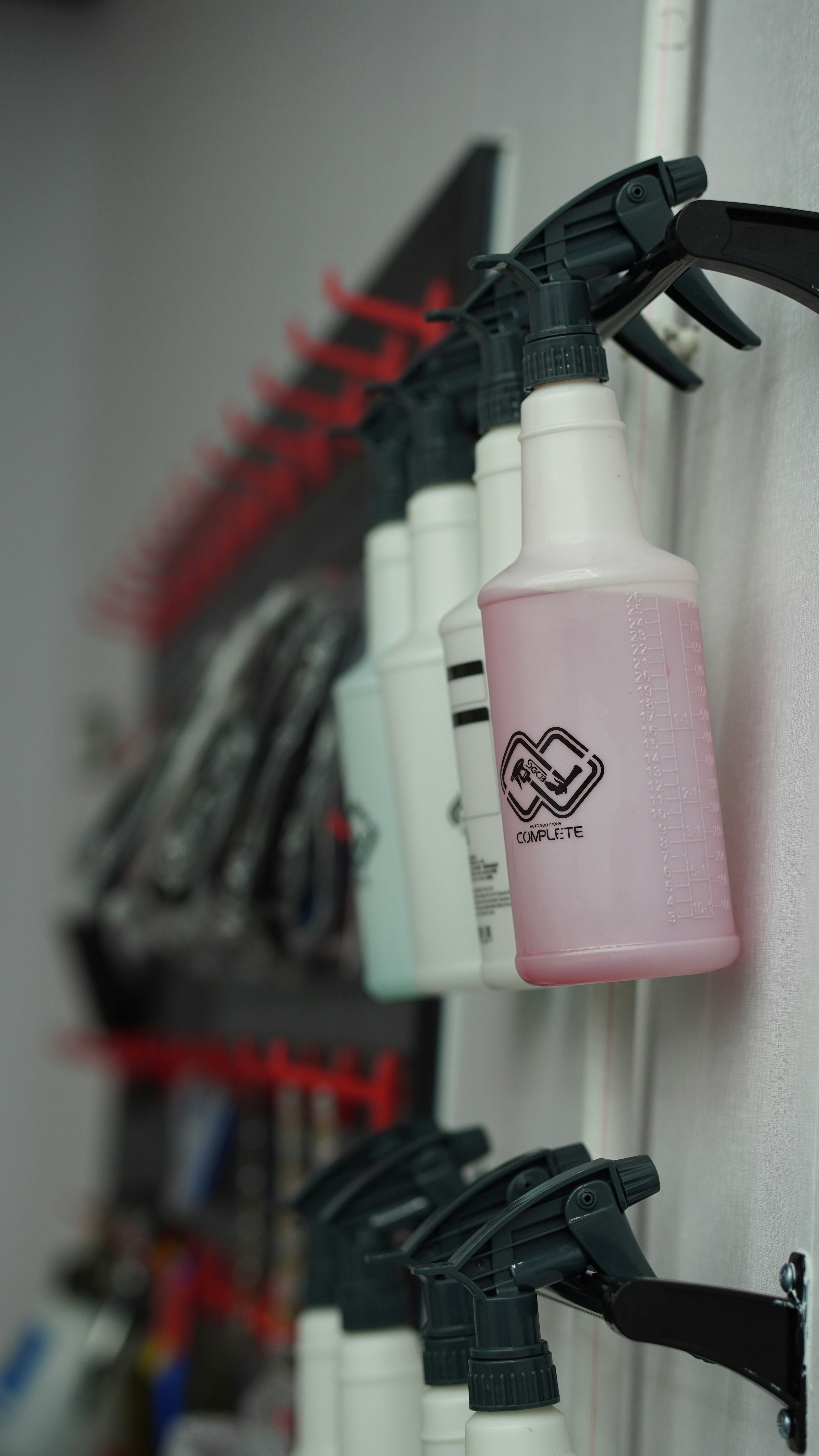 Professional car detailing equipment and products